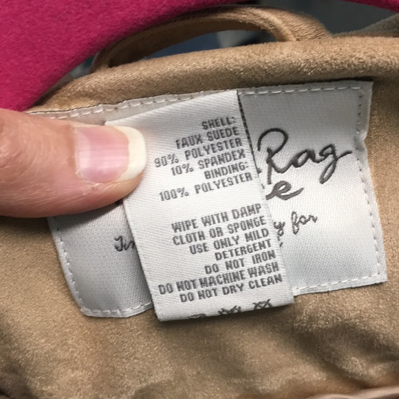 American rag Faux suede fringe vest - Picture 5 of 7